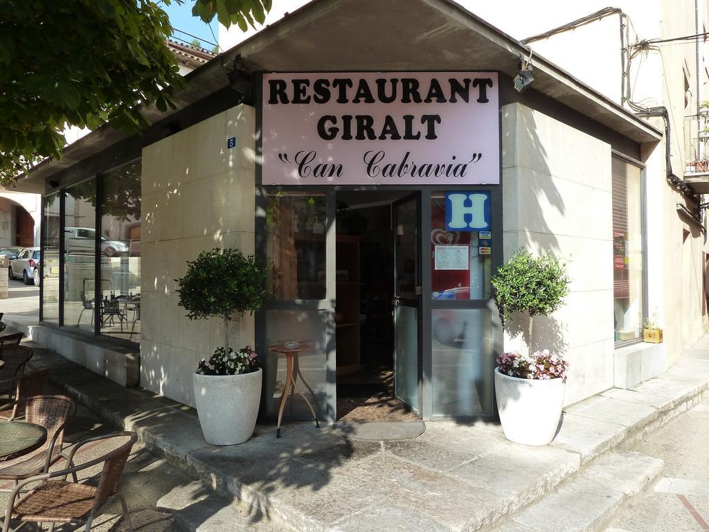 Restaurant Fonda Giralt Hotel Amer Eksteriør billede